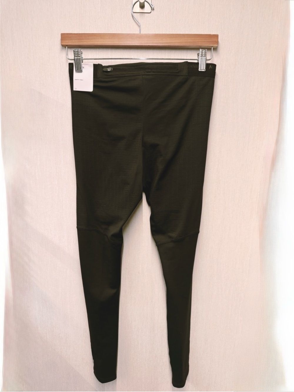 NWT Nike Men's Phenom Elite Black Running Tights Ankle Length, Size Small - Picture 6 of 9